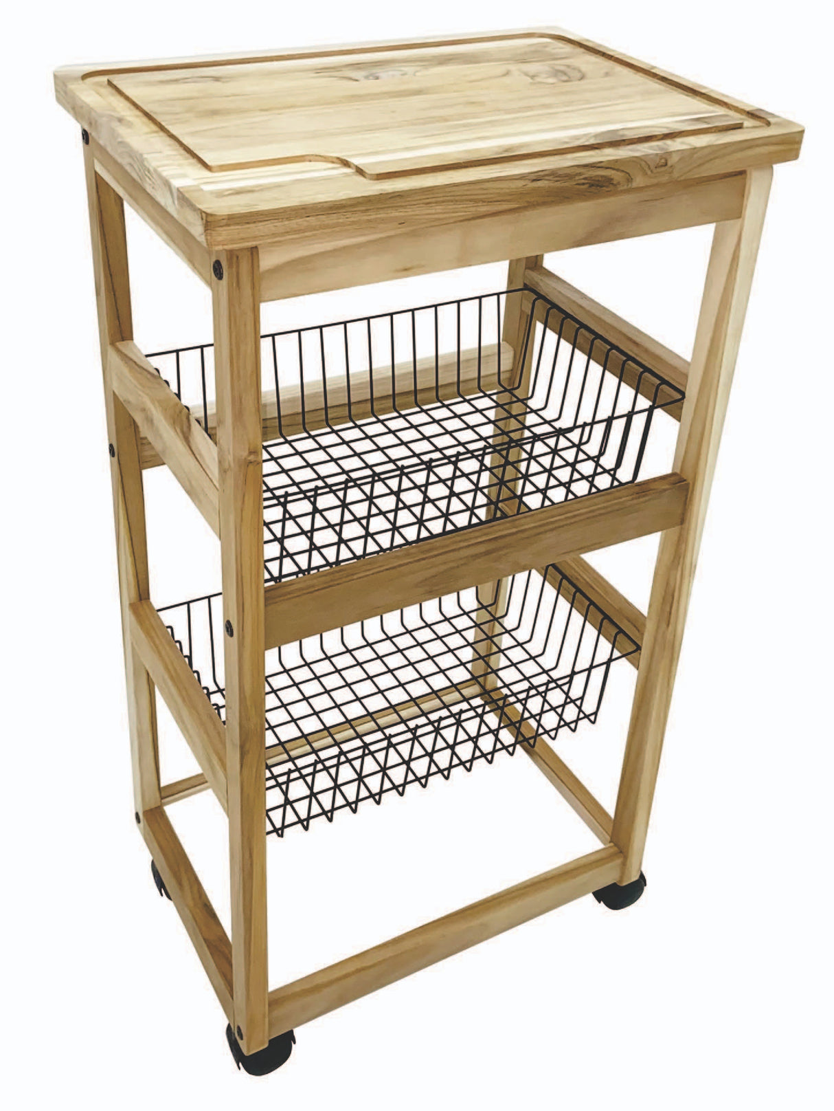 Churrasco Teak Wood Barbecue Cart