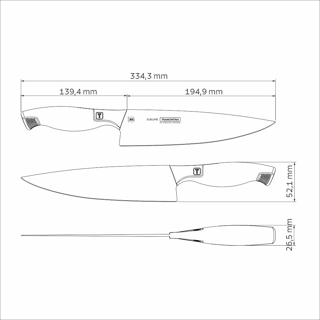 Sublime Chef's Knife, 8"