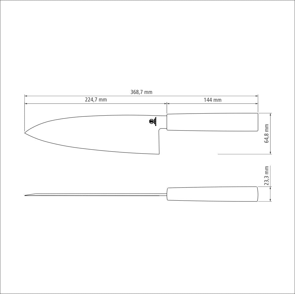 Sushi Deba Knife, 8"