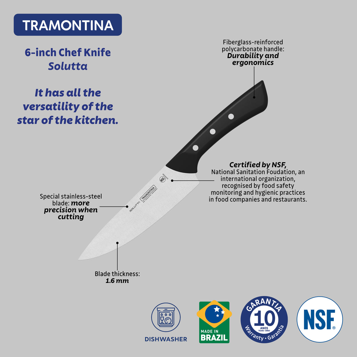 Solutta 6" Chef Knife
