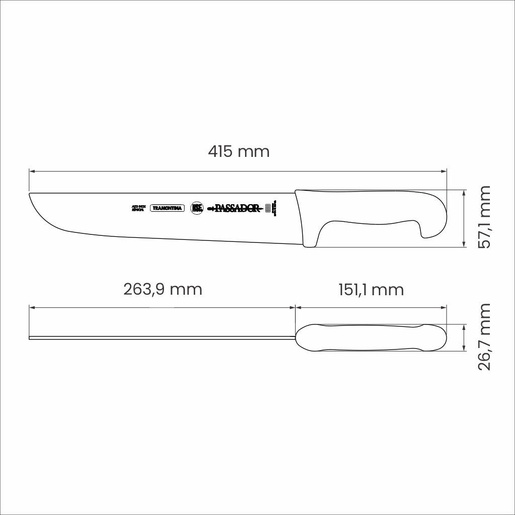 Professional Carving Knife, 10"