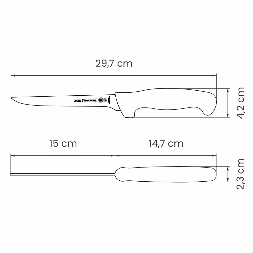 Professional Master Black Boning Knife, 6"