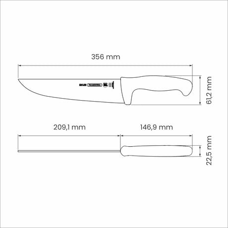 Professional Meat Knife, 8"