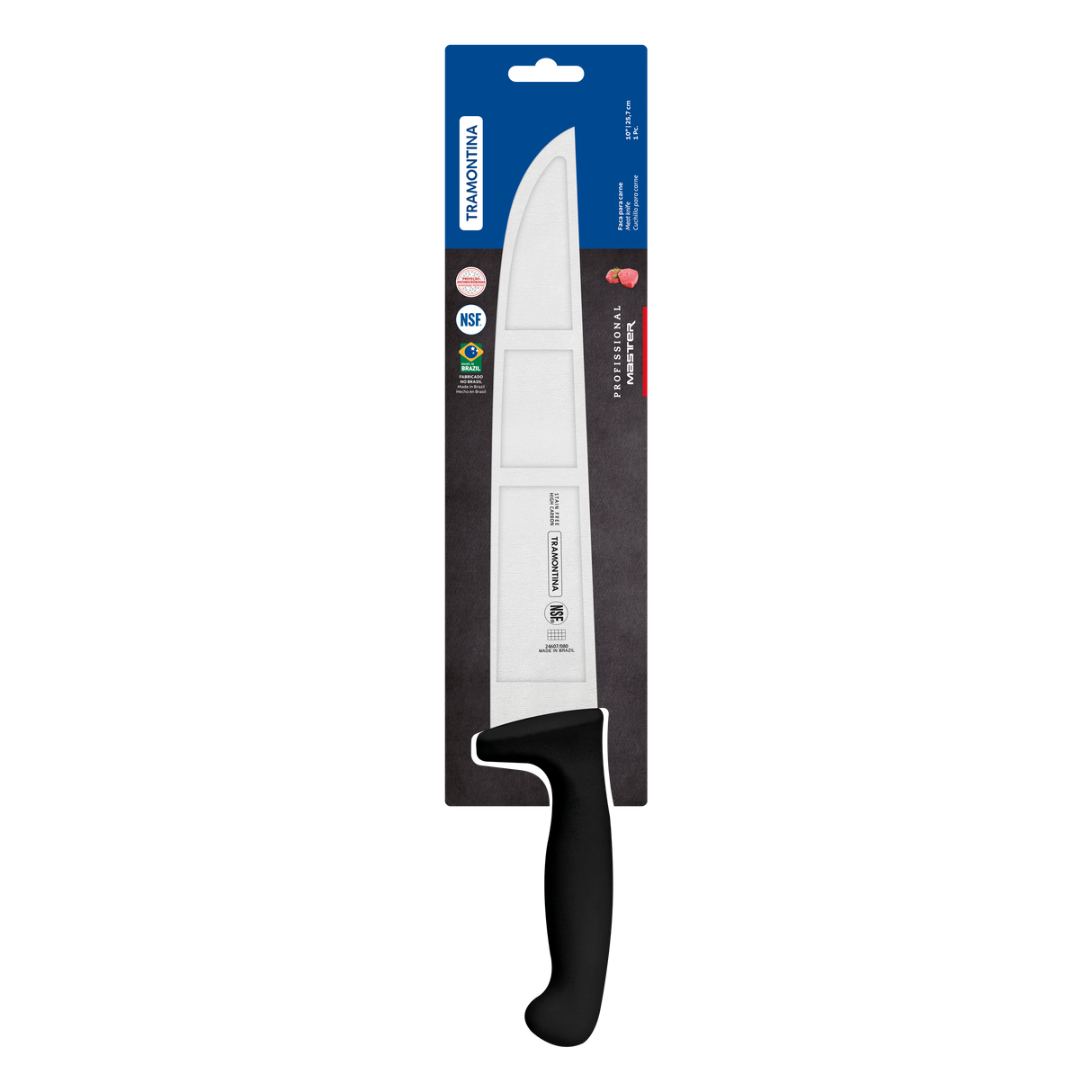 Professional Master Black Meat Knife, 10"