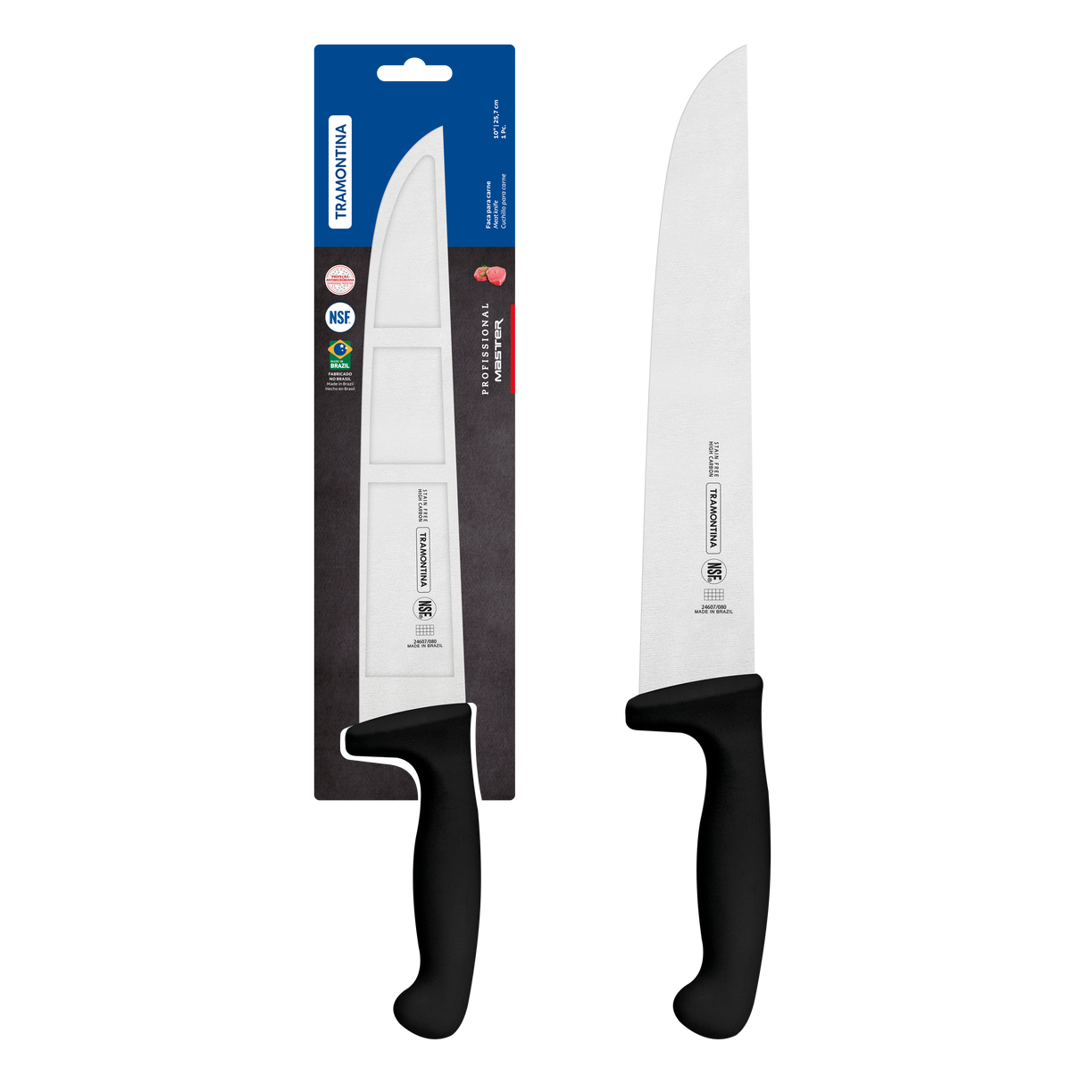 Professional Master Black Meat Knife, 10"