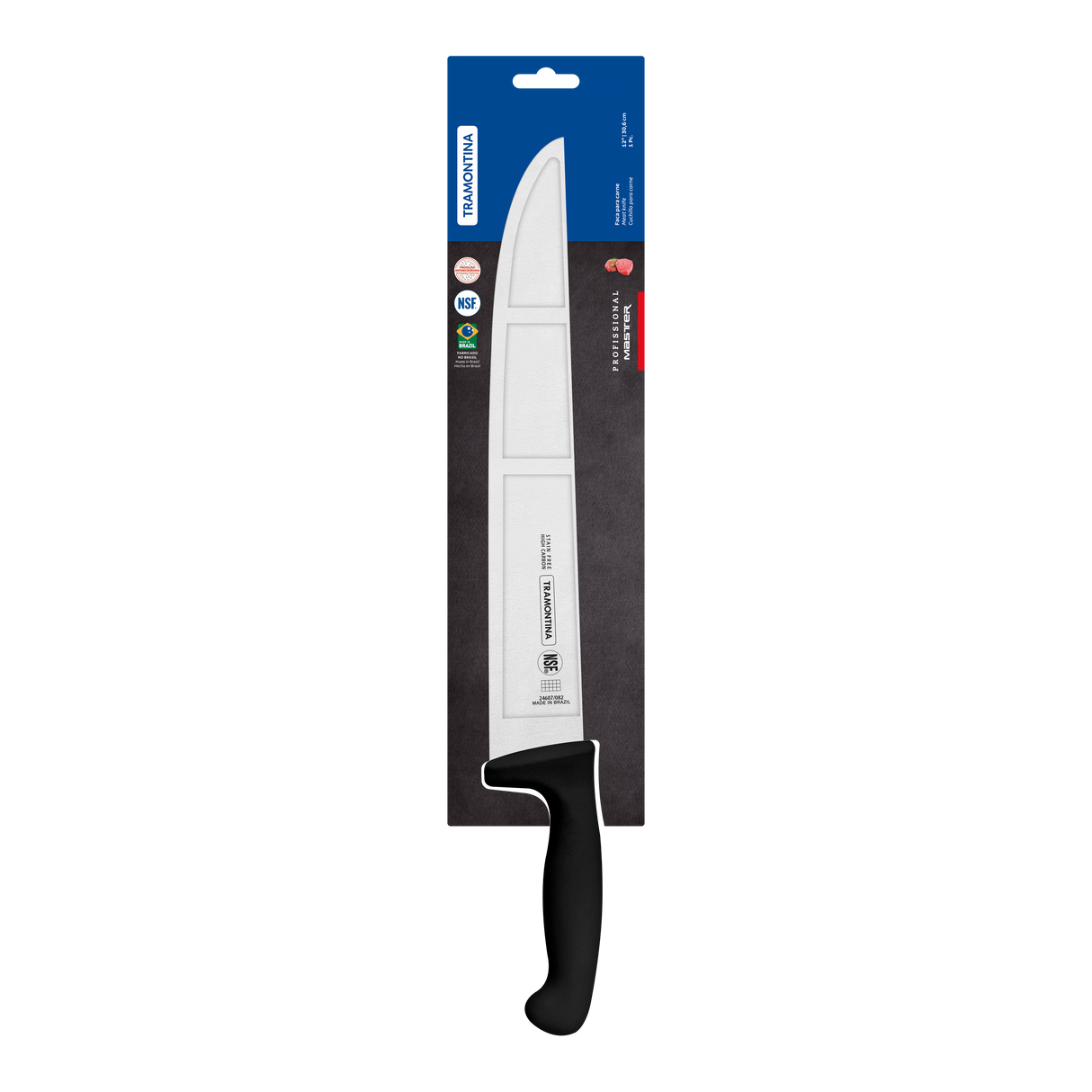 Professional Master Black Meat Knife, 12"