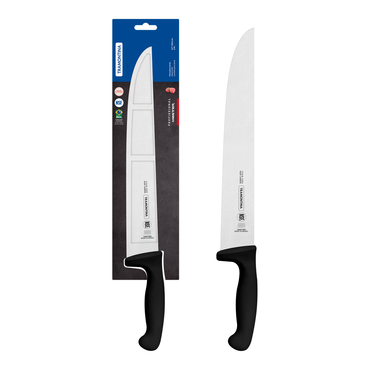 Professional Master Black Meat Knife, 12"