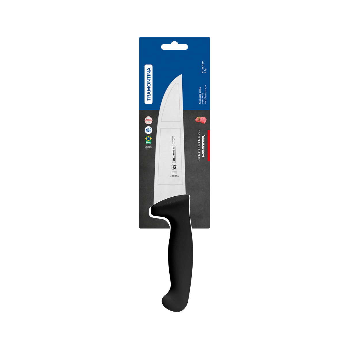 Professional Master Black Meat Knife, 6"