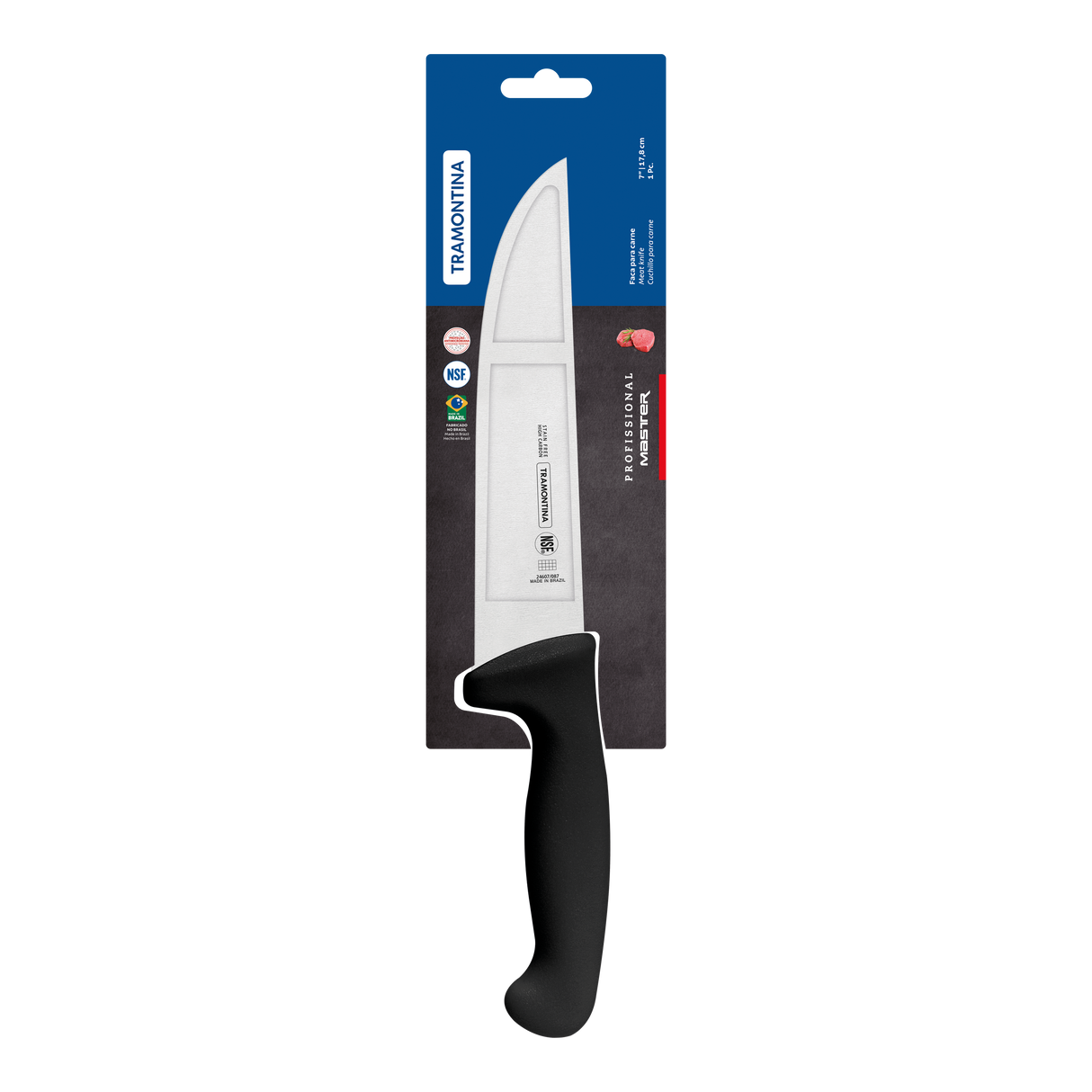 Professional Master Black Meat Knife, 7"
