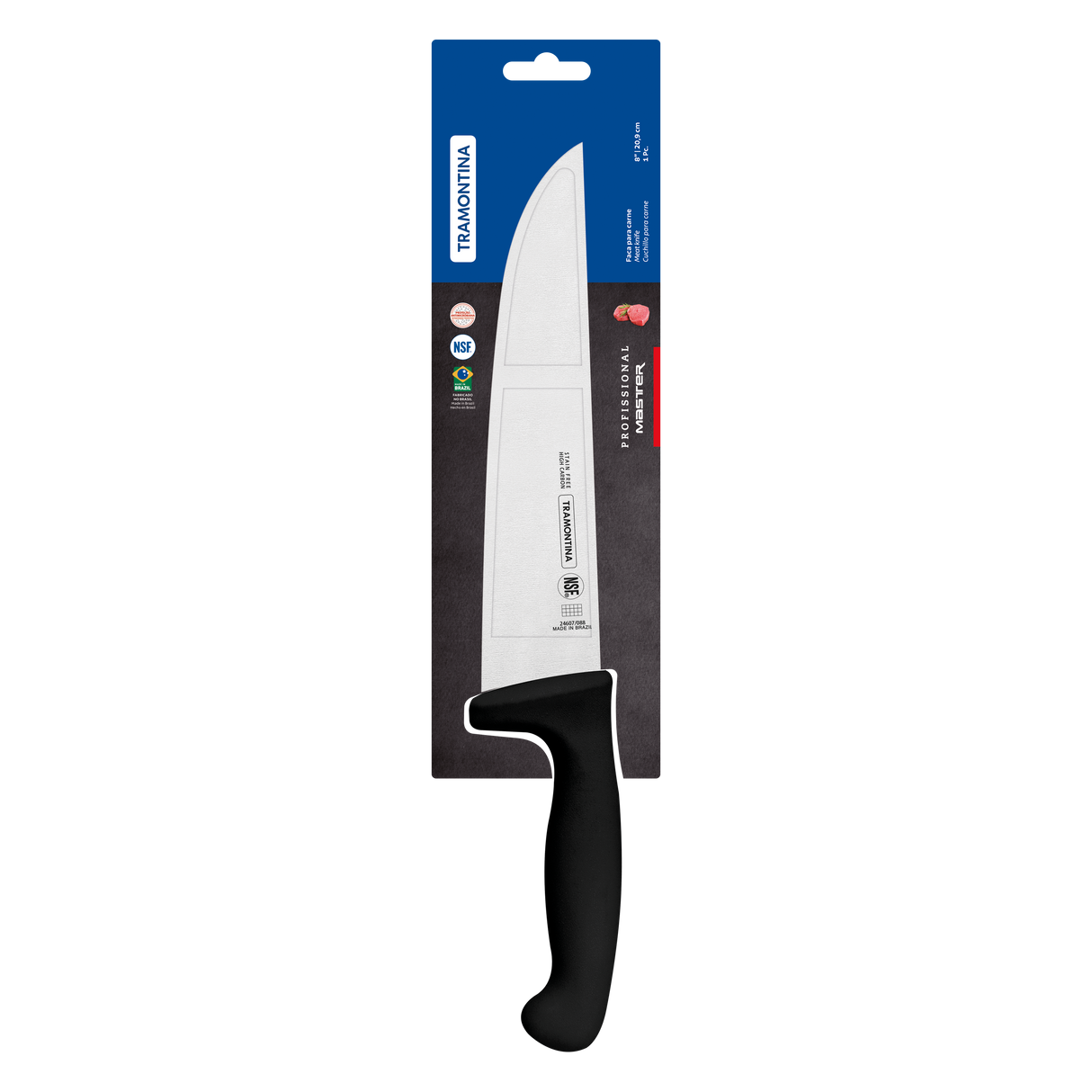 Professional Master Black Meat Knife, 8"