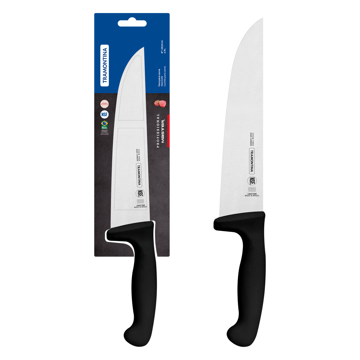 Professional Master Black Meat Knife, 8"