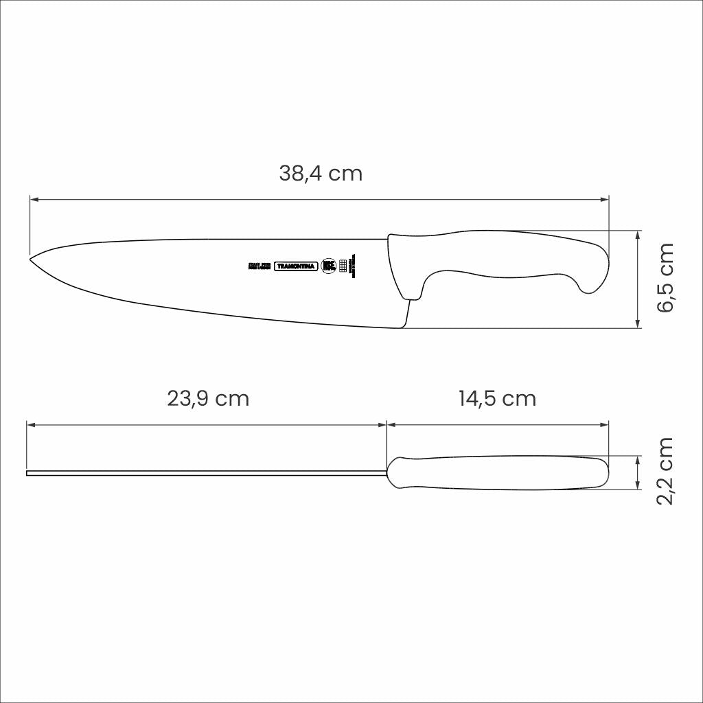 Professional Master Black Cooks Knife, 10"