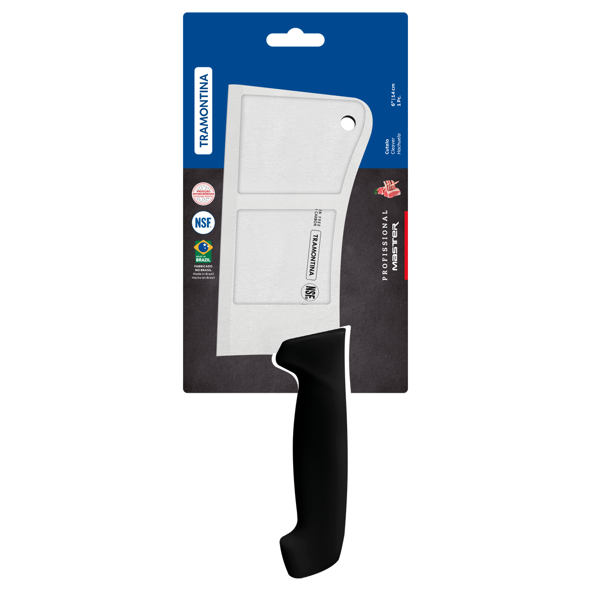 Professional Master Black Cleaver, 6"