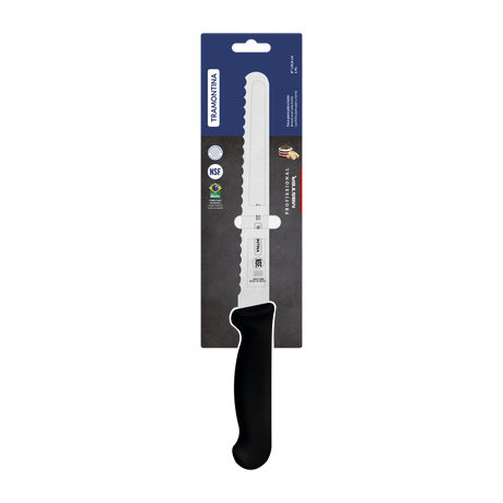 Professional Master Black Bread Knife, 8"