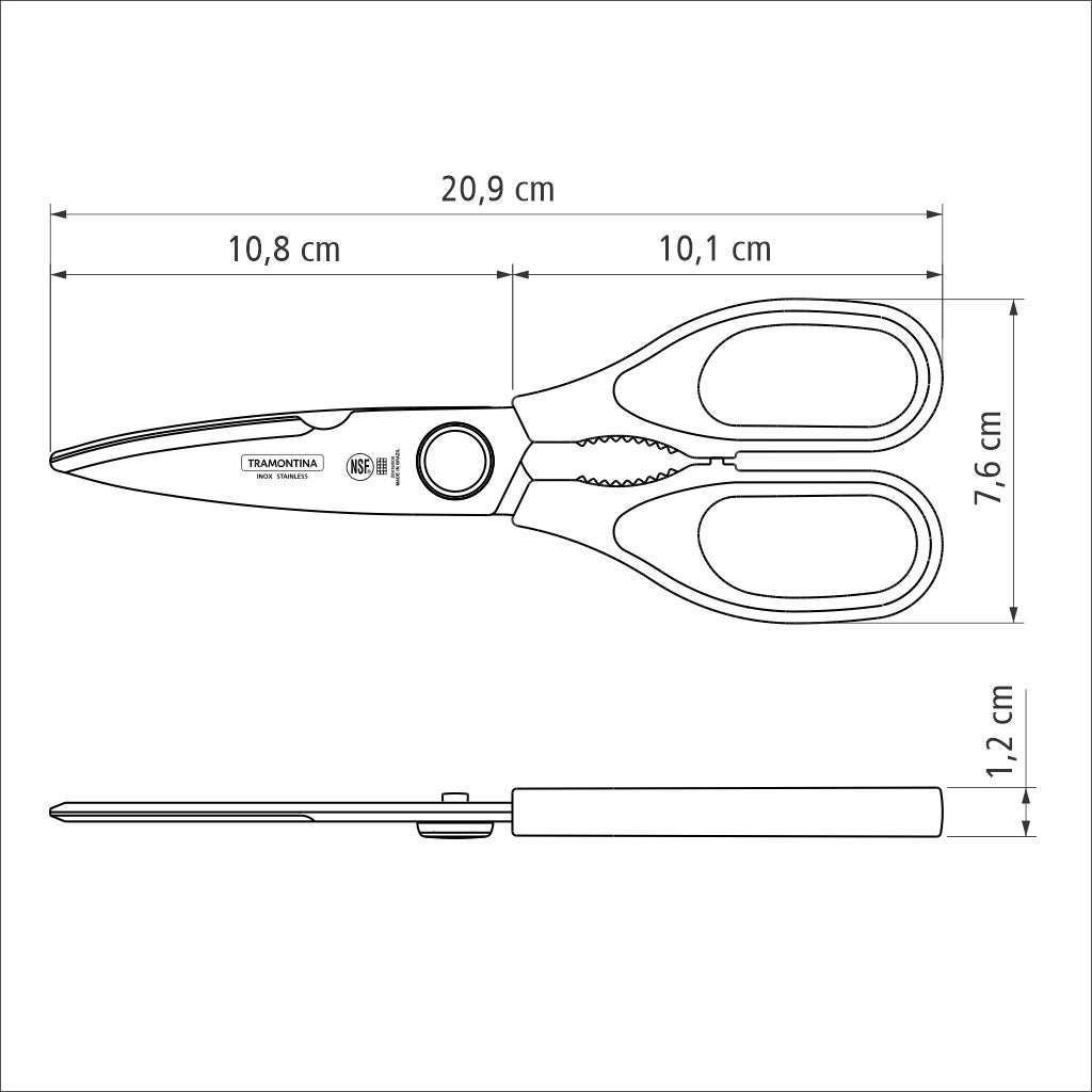 Multipurpose Scissors, 8"