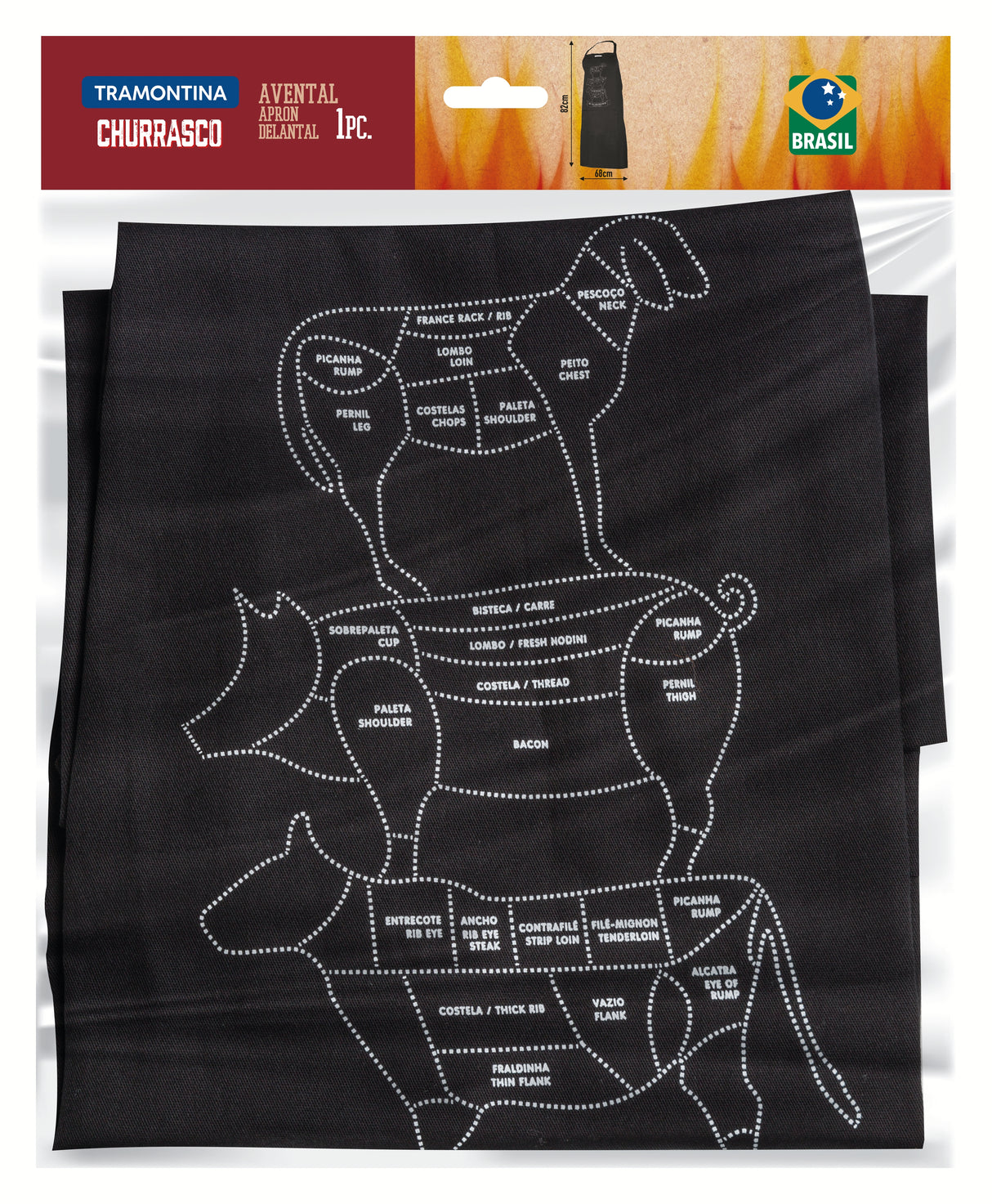 Churrasco Patterned Apron