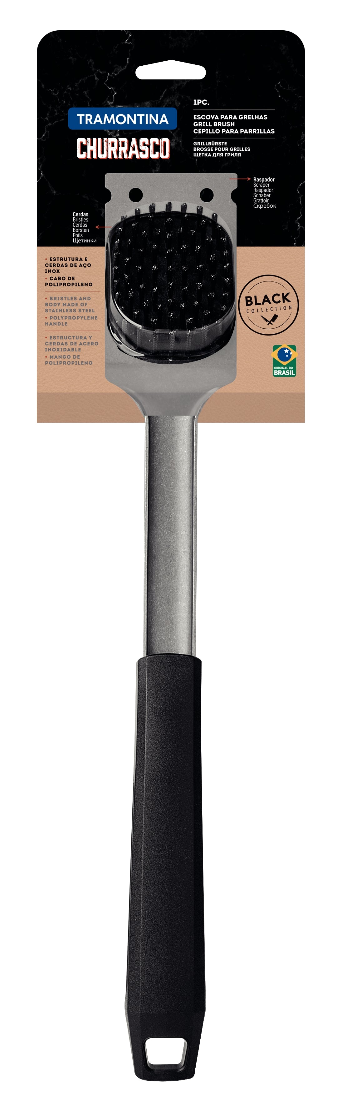 Churrasco Black Grill Brush