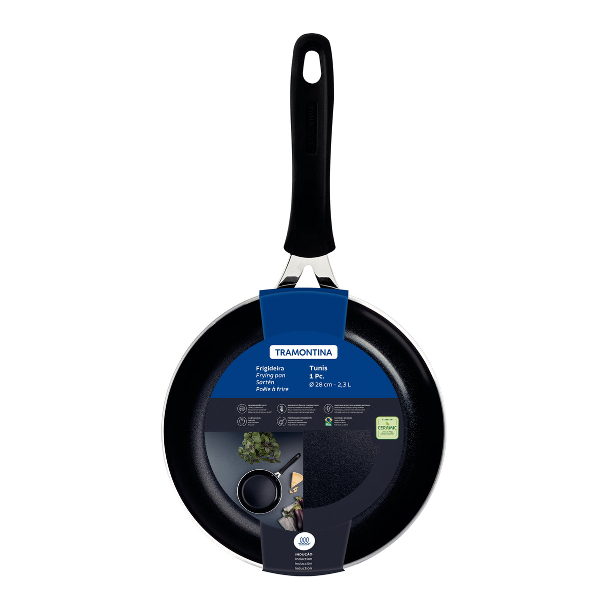 Tunis Aluminium Ceramic Frying Pan - 28cm, 2.3L
