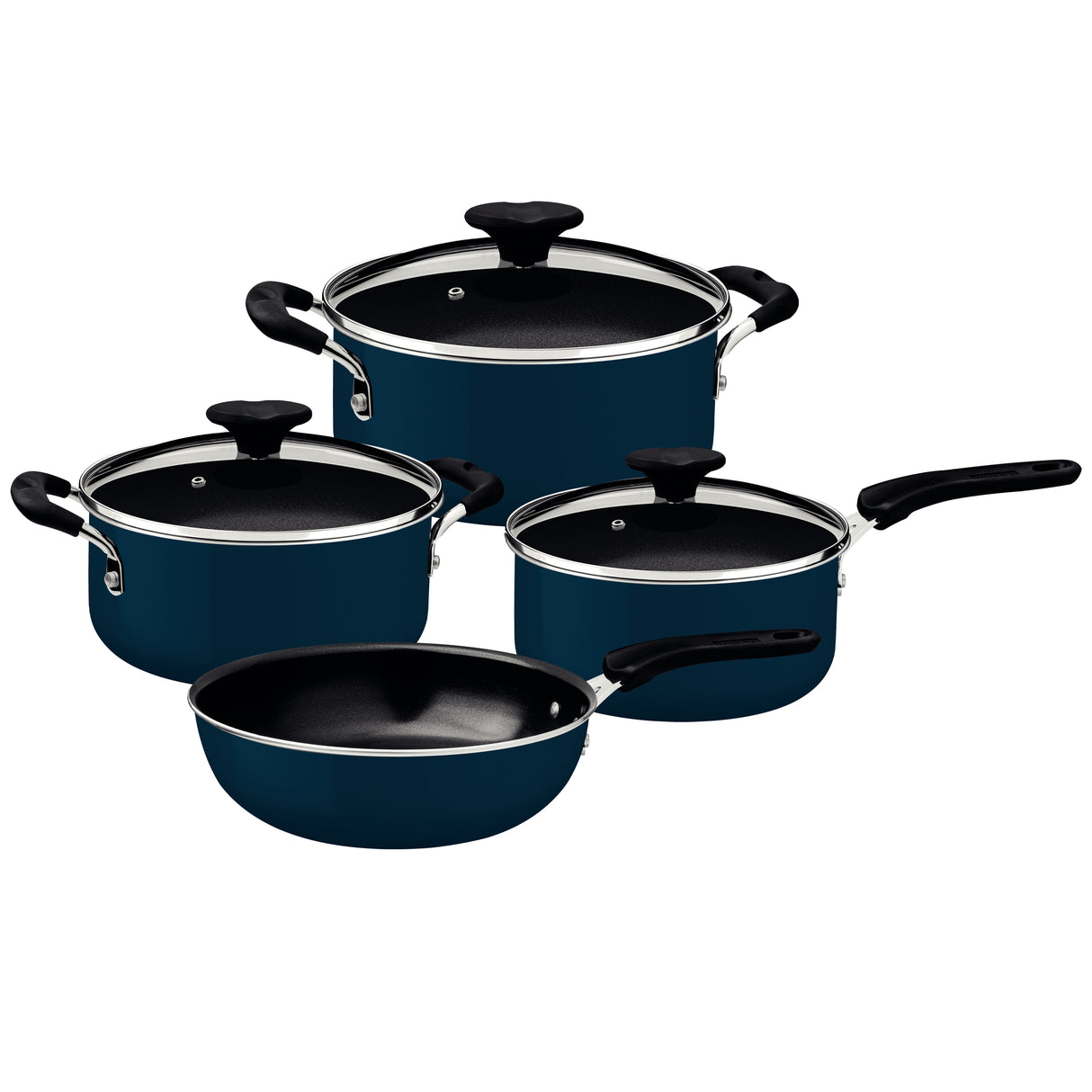 Tunis Aluminium Ceramic 4-Piece Cookware Set