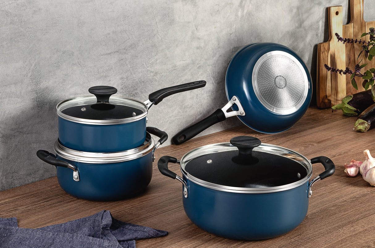 Tunis Aluminium Ceramic 4-Piece Cookware Set