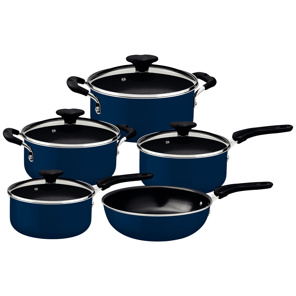 Tunis Aluminium Ceramic 5-Piece Cookware Set