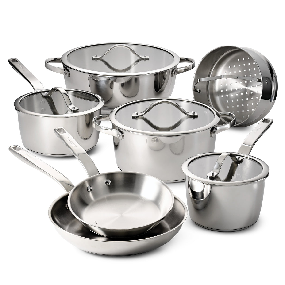 Tempo 7-Piece Stainless Steel Cookware Set