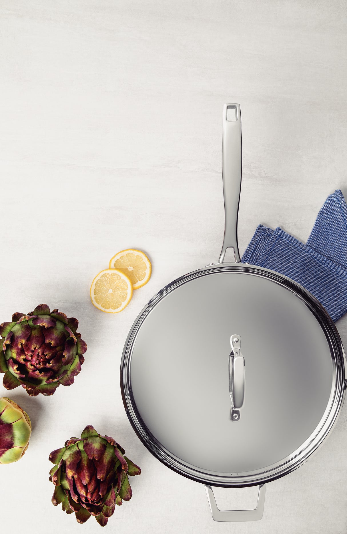 Grano Try-Ply Clad Stainless Steel Sauté Pan, 30cm, 5.6L