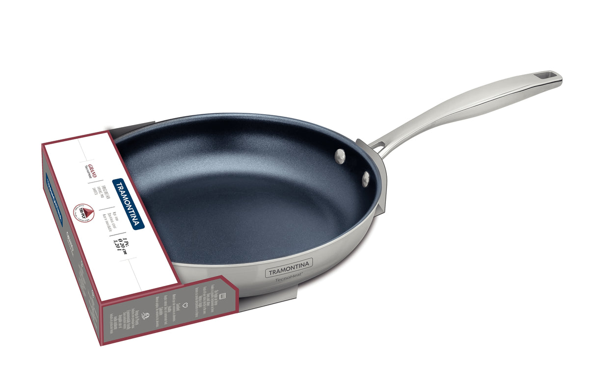 Grano Try-Ply Clad Ceramic Frying Pan, 20cm