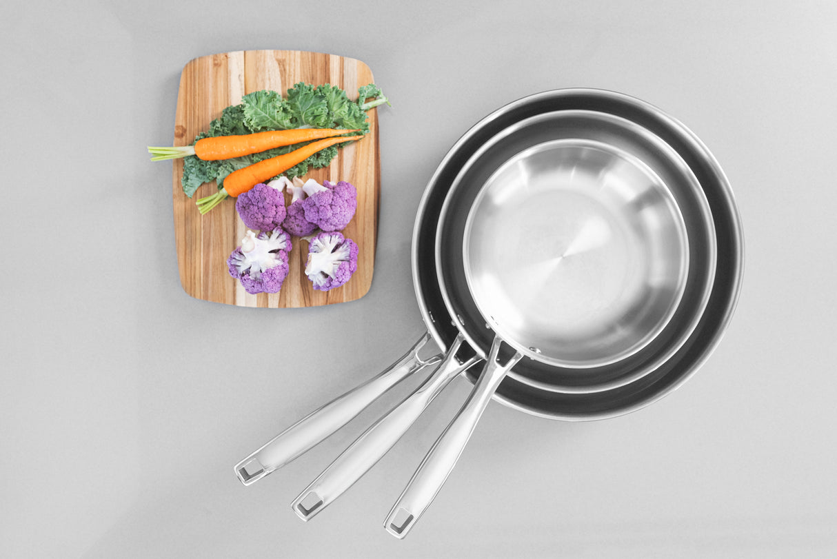 Grano Try-Ply Clad Stainless Steel Frying Pan, 26cm, 2.2L