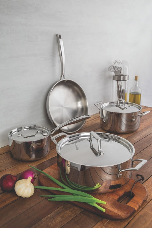 Grano Try-Ply Clad Stainless Steel Frying Pan, 26cm, 2.2L