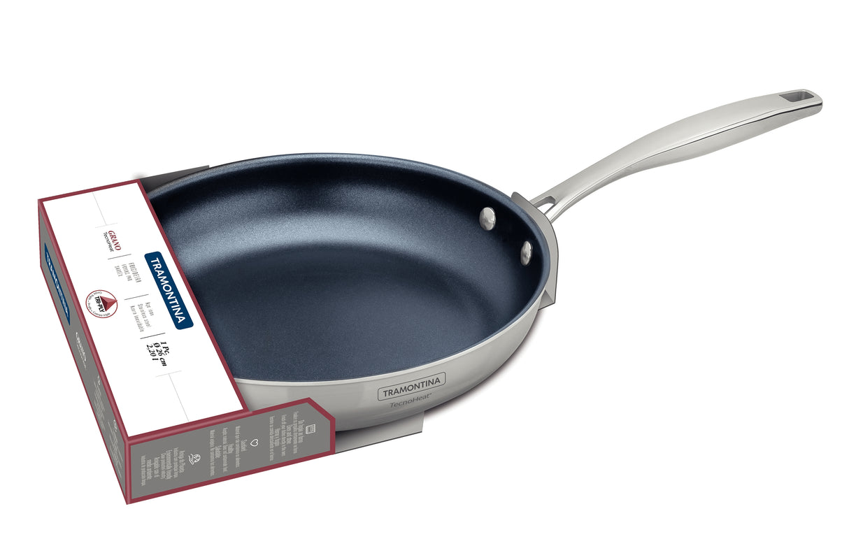 Grano Try-Ply Clad Ceramic Frying Pan, 26cm