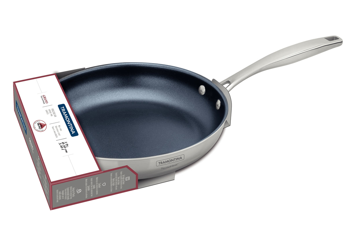 Grano Try-Ply Clad Ceramic Frying Pan, 30cm