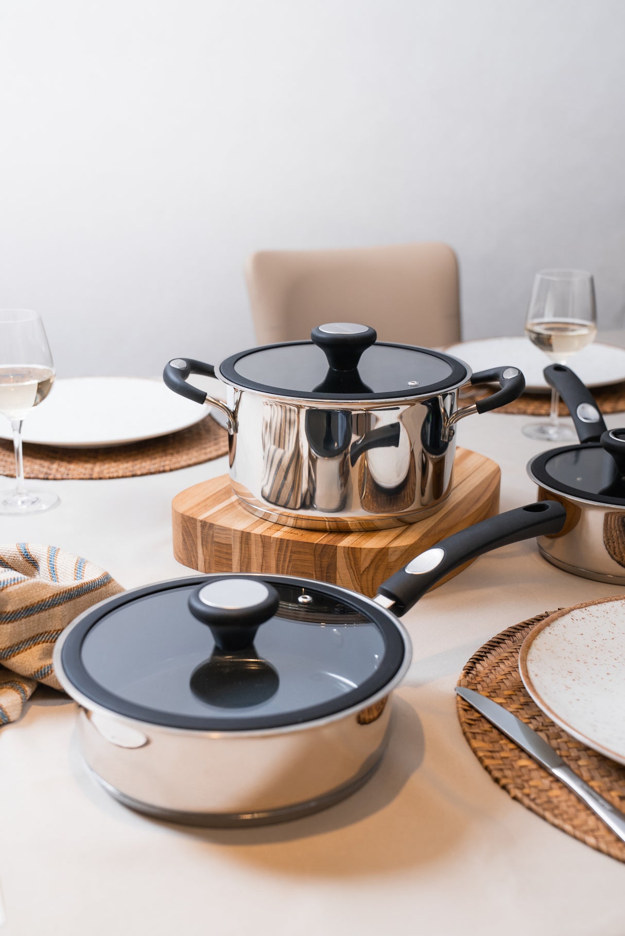 Solar Ceramic 4-Piece Cookware Set