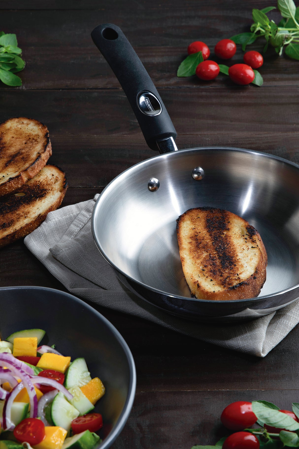 Solar Stainless Steel 4-Piece Cookware Set