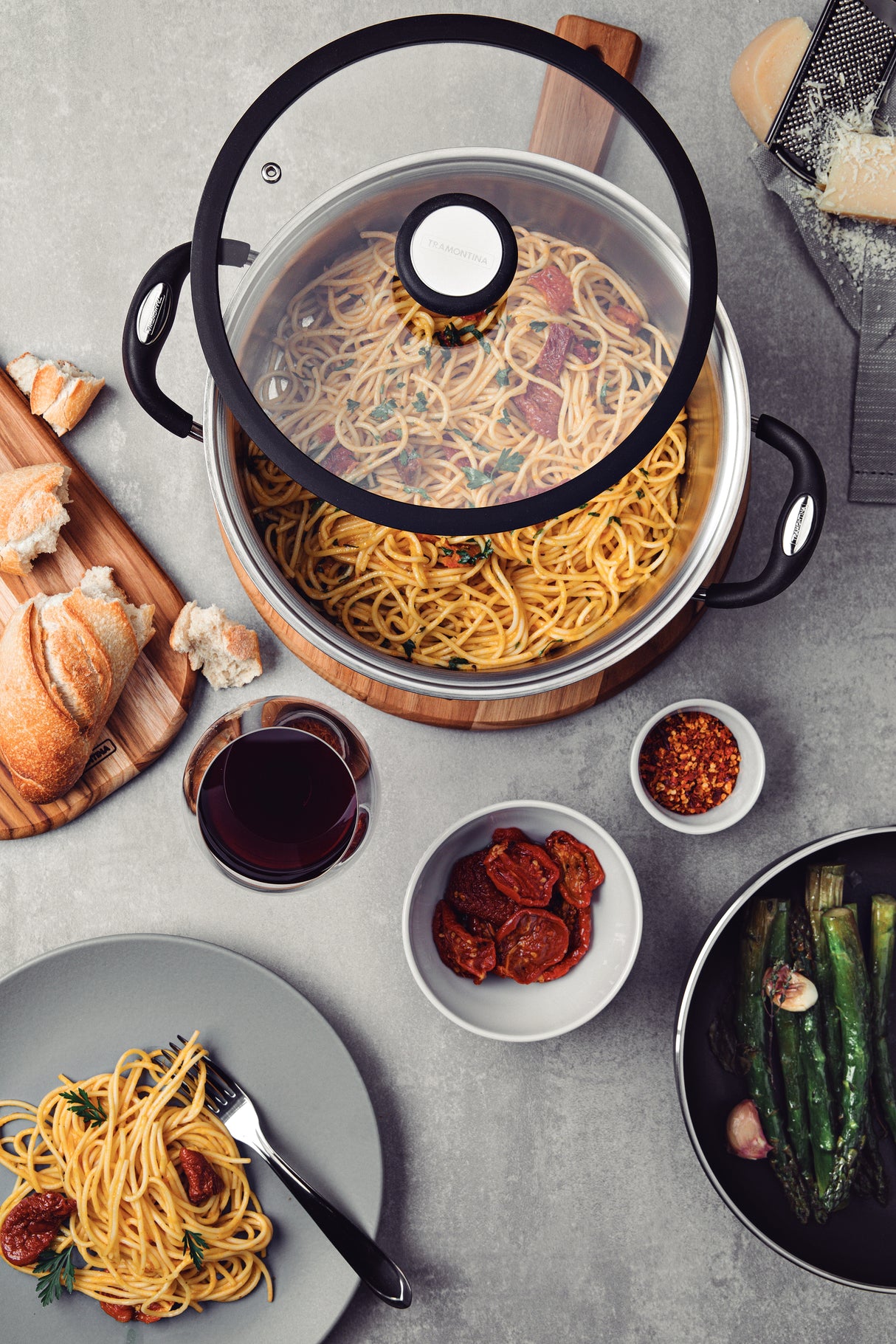 Solar Stainless Steel 4-Piece Cookware Set