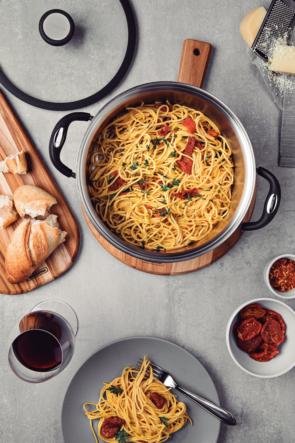 Solar Stainless Steel 4-Piece Cookware Set