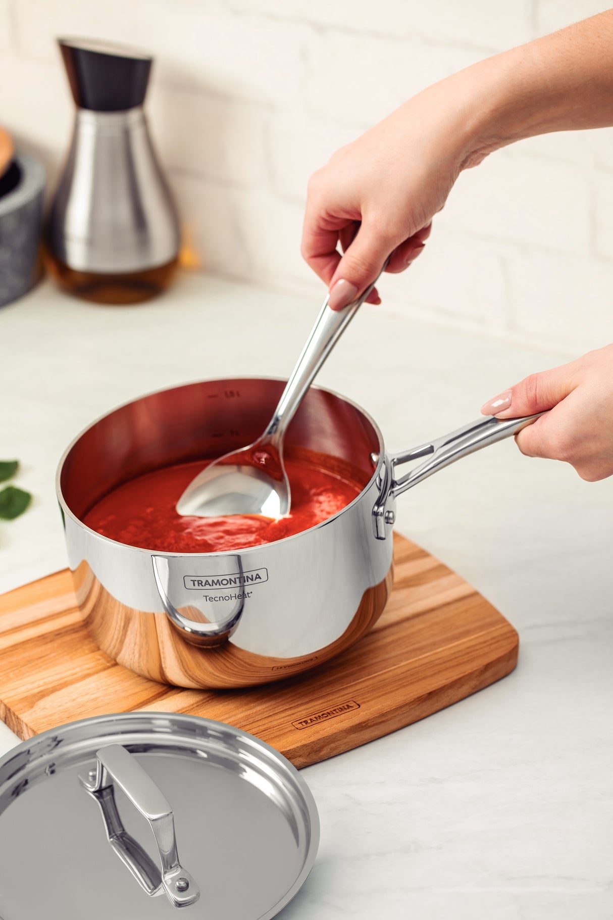 Grano Try-Ply Clad Stainless Steel 4-Piece Cookware Set