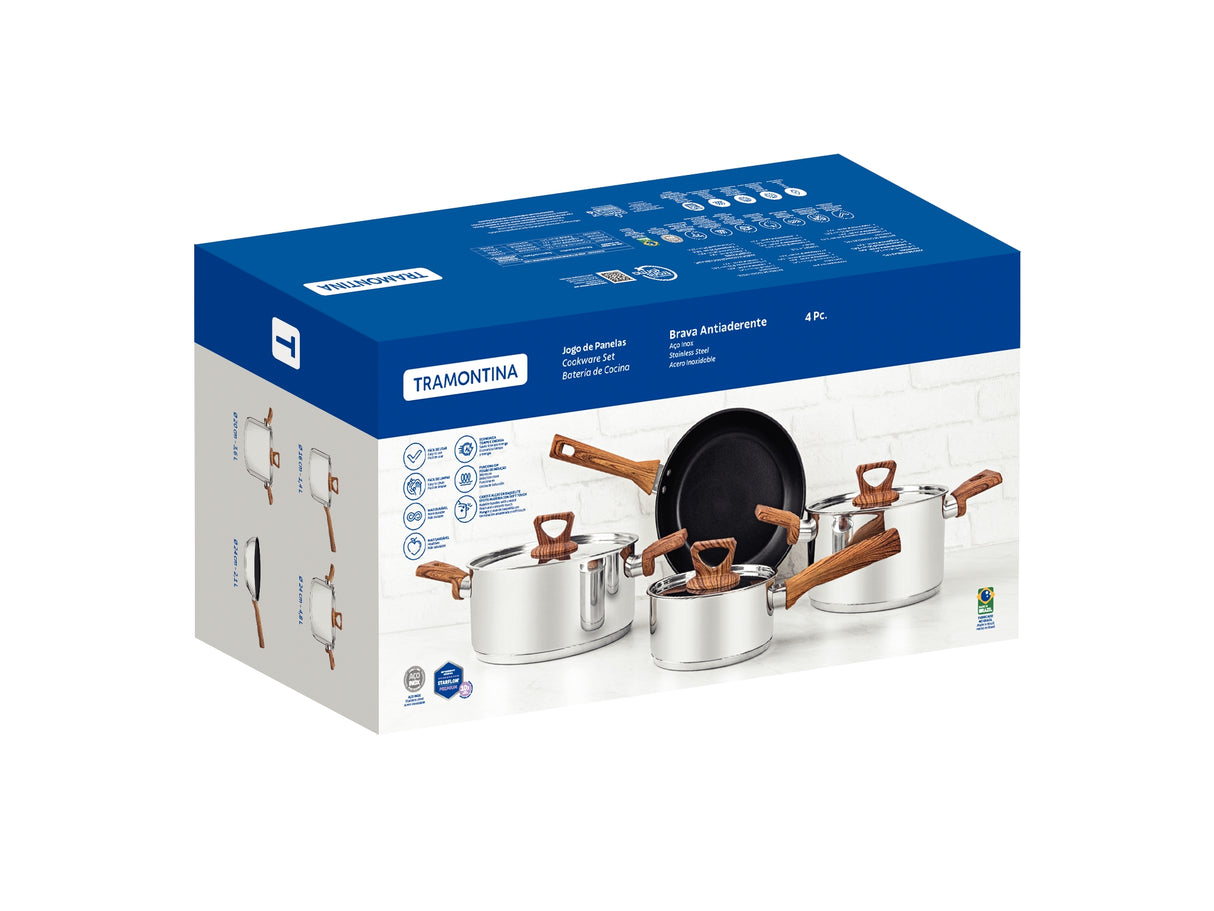 Brava Non-Stick 4-Piece Cookware Set