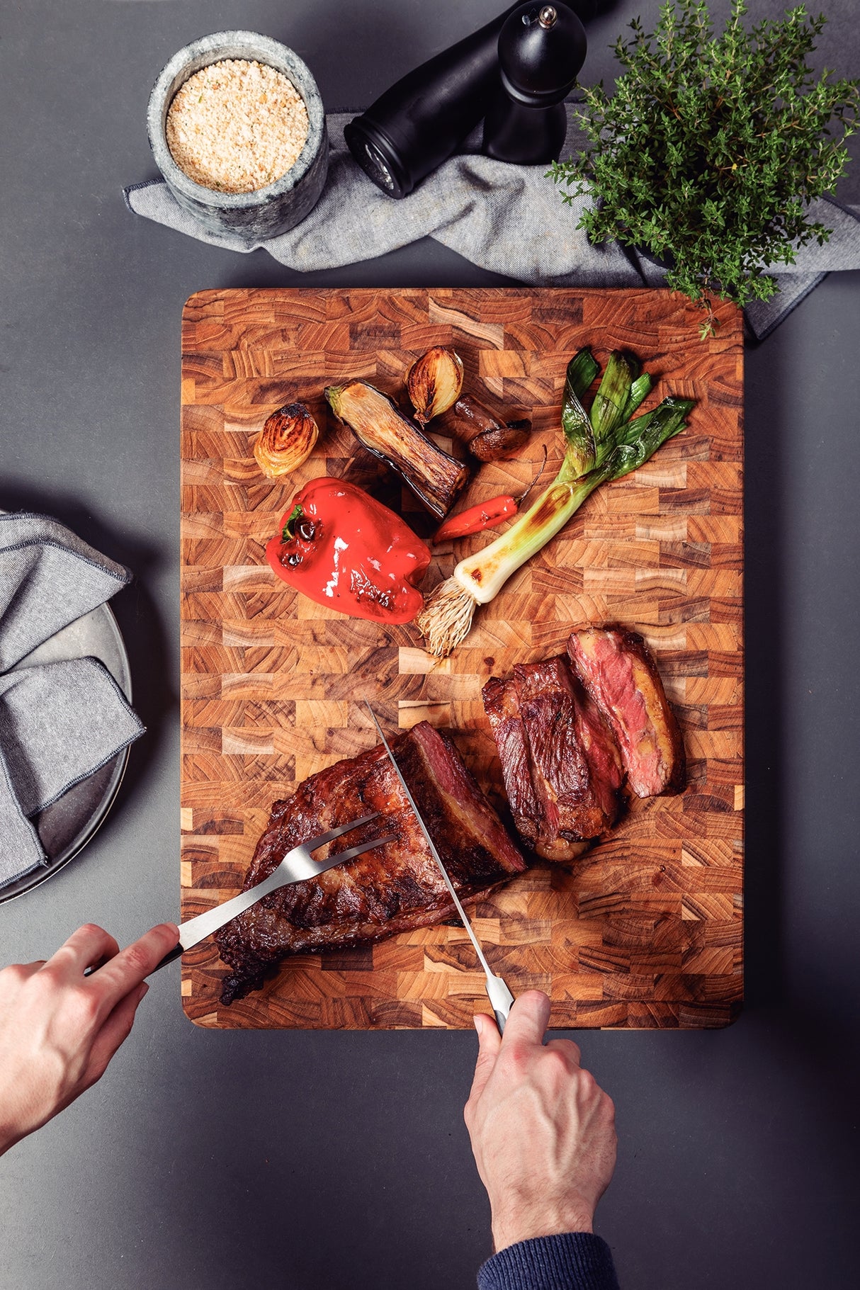 End Grain Butcher Block 50cm x 38cm x 4cm