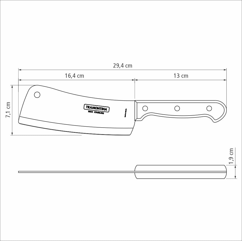 Polywood Cleaver, 6"