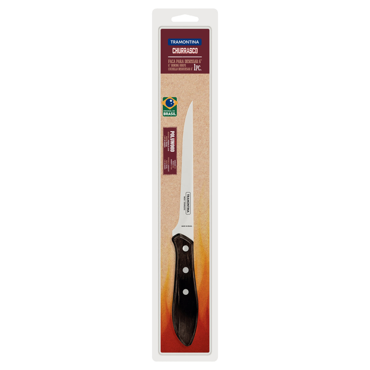 Churrasco Polywood Fillet Knife, 6"