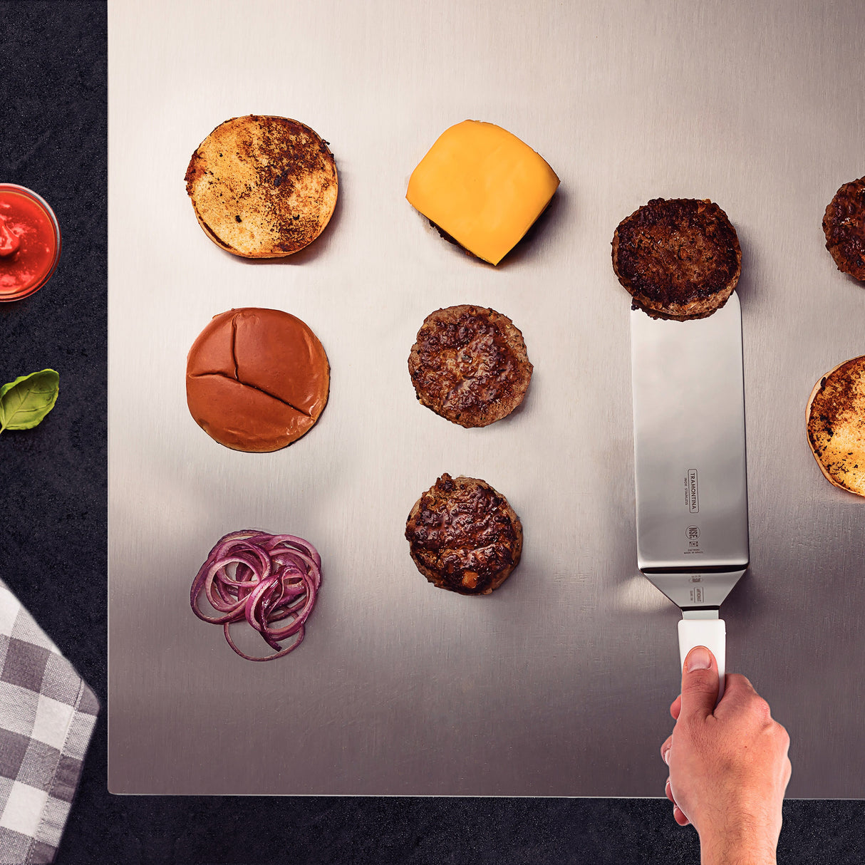 Professional Fried Food Spatula, 9"x 3"