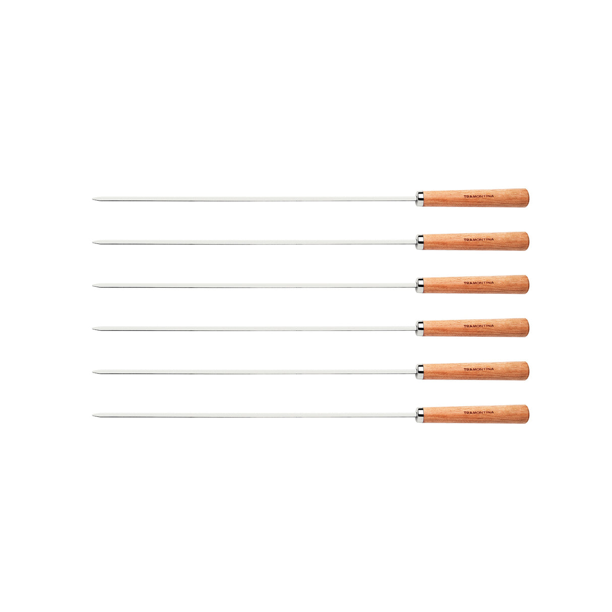 Churrasco 6-Piece Skewer Set, 50cm