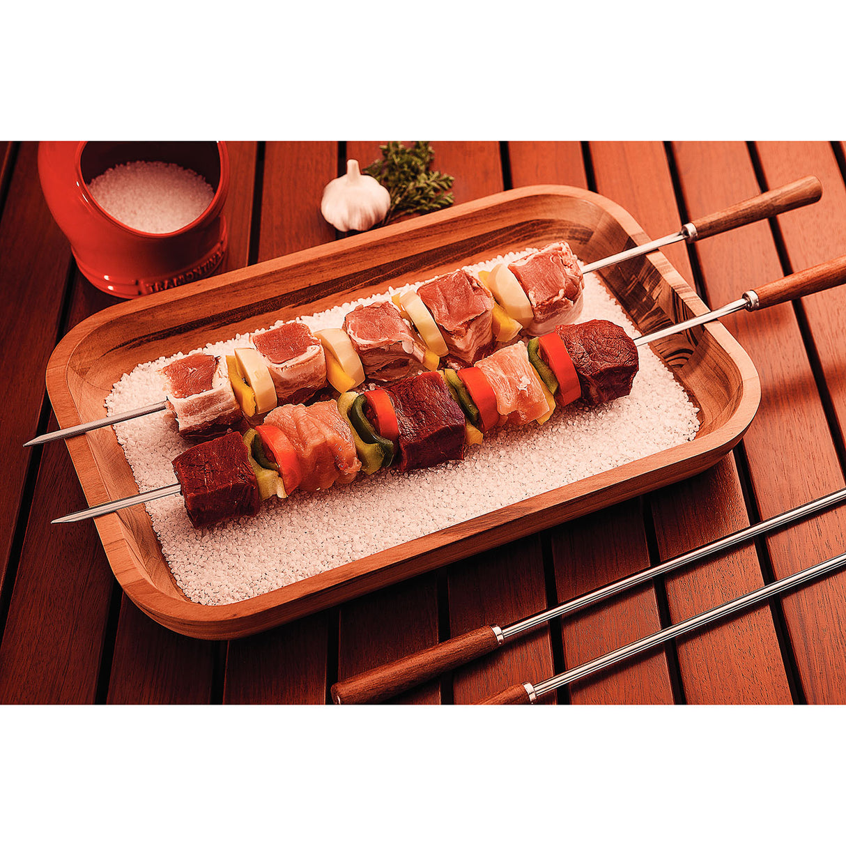 Churrasco 6-Piece Skewer Set, 50cm
