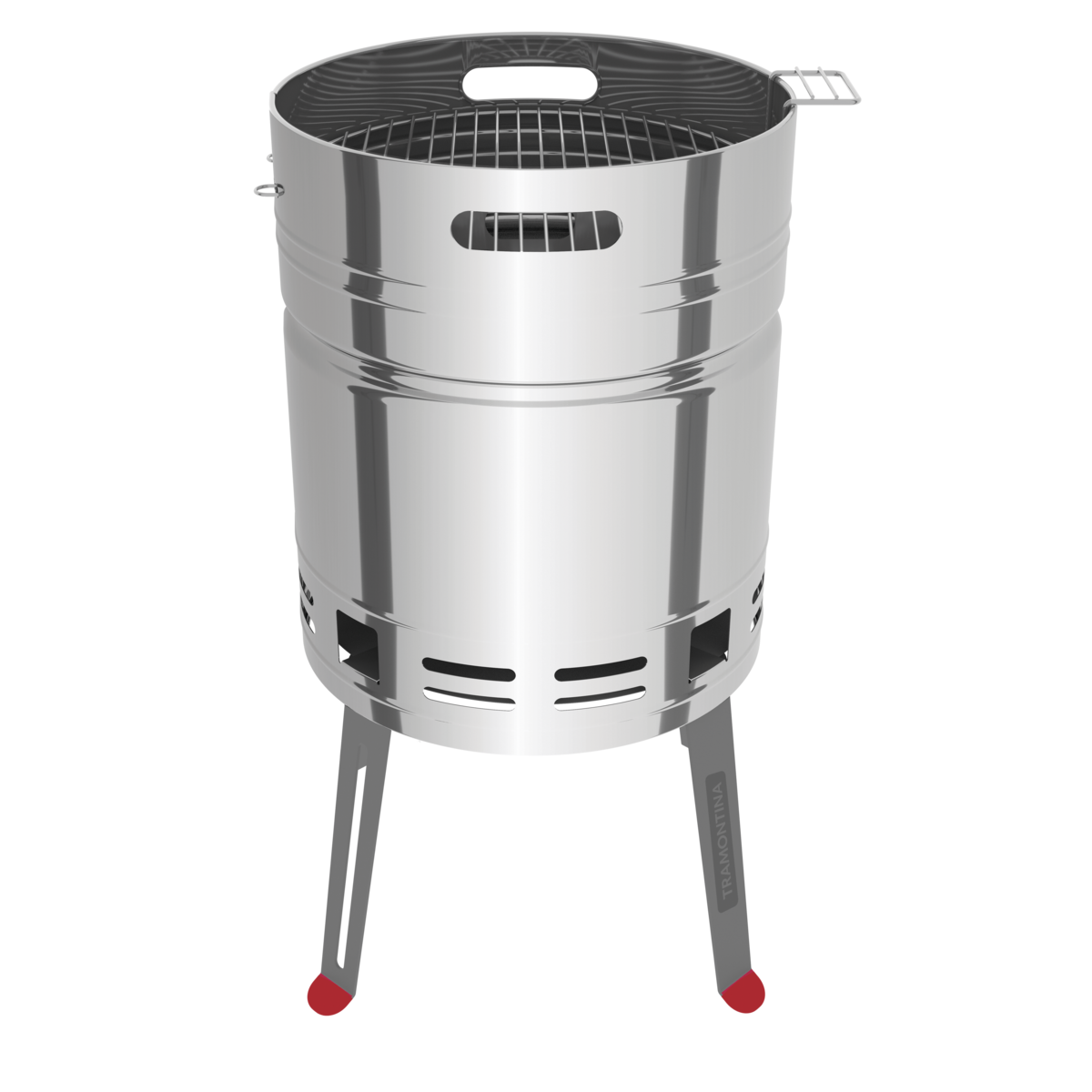 TCP 400 Stainless Steel Charcoal Grill with Charcoal Tray