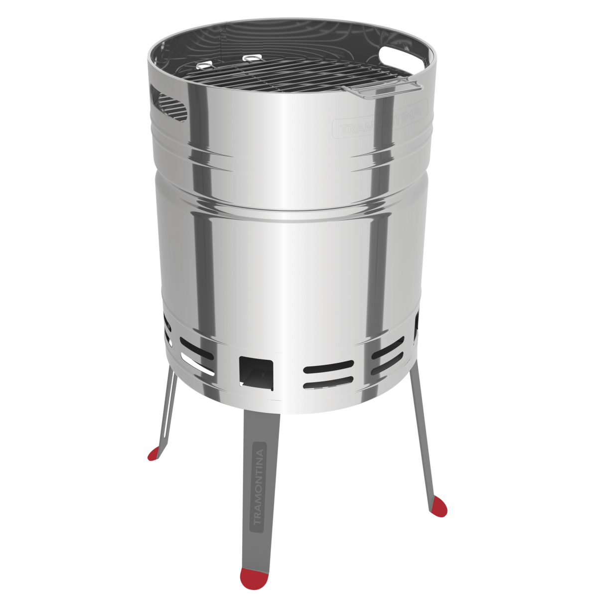 TCP 400 Stainless Steel Charcoal Grill with Charcoal Tray