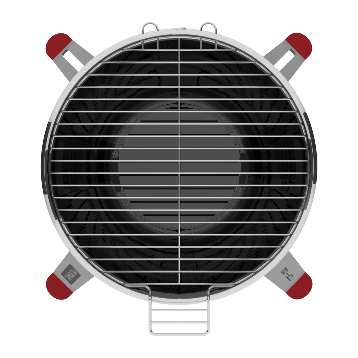 TCP 400 Stainless Steel Charcoal Grill with Charcoal Tray