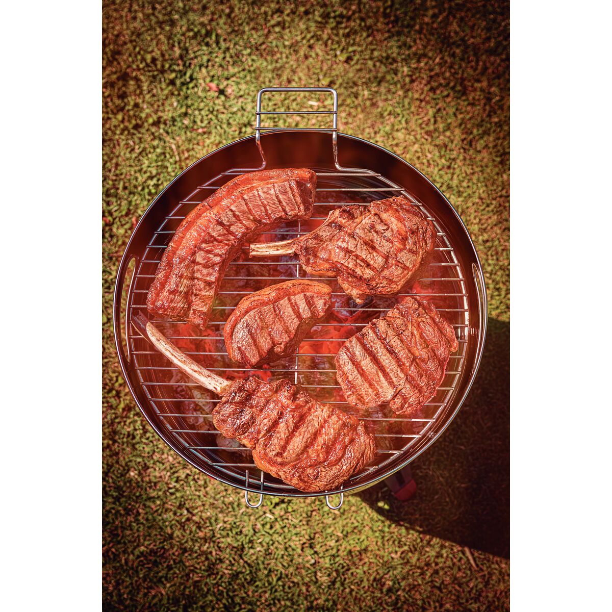 TCP 400 Stainless Steel Charcoal Grill with Charcoal Tray