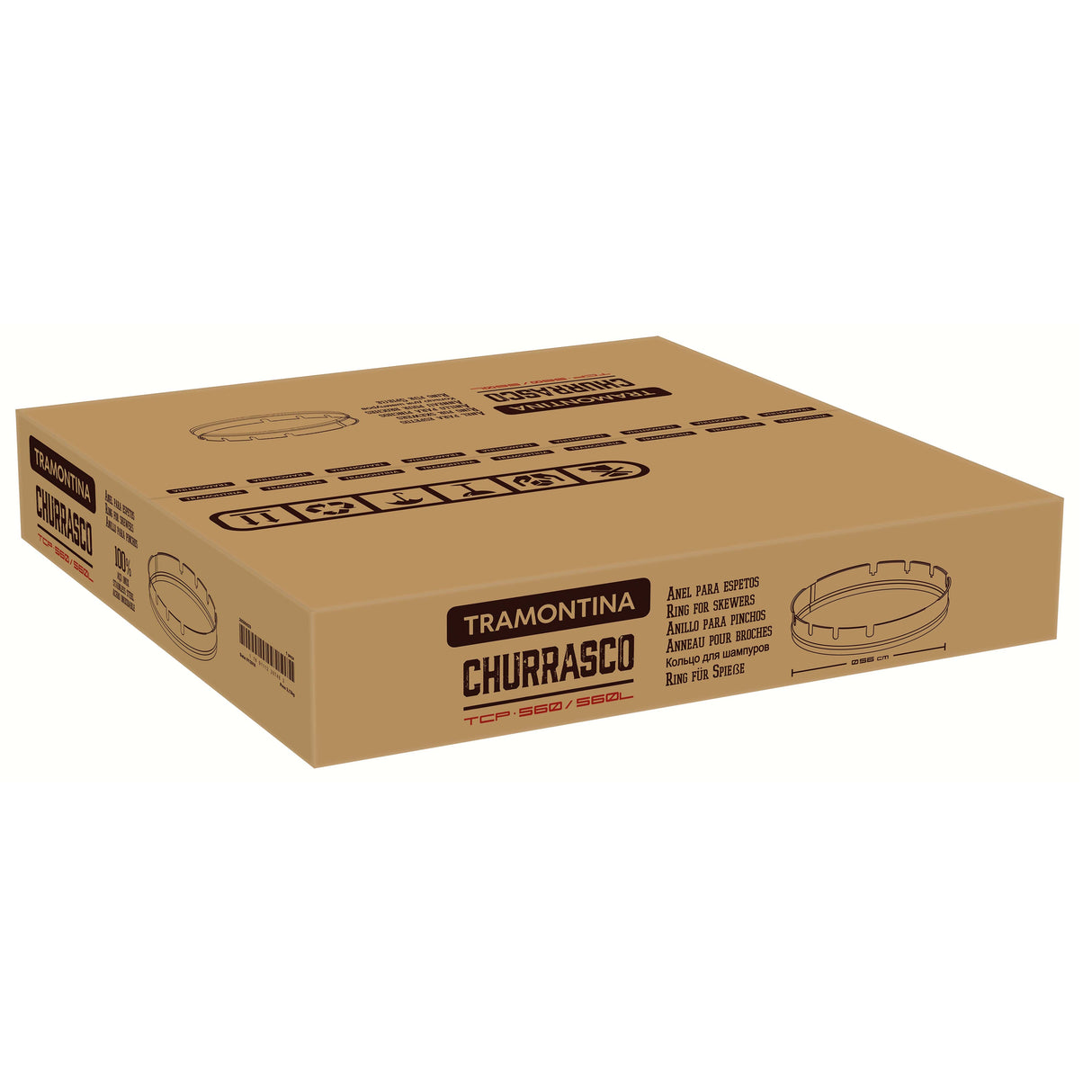 Churrasco Stainless Steel Skewer Ring for TCP-560L