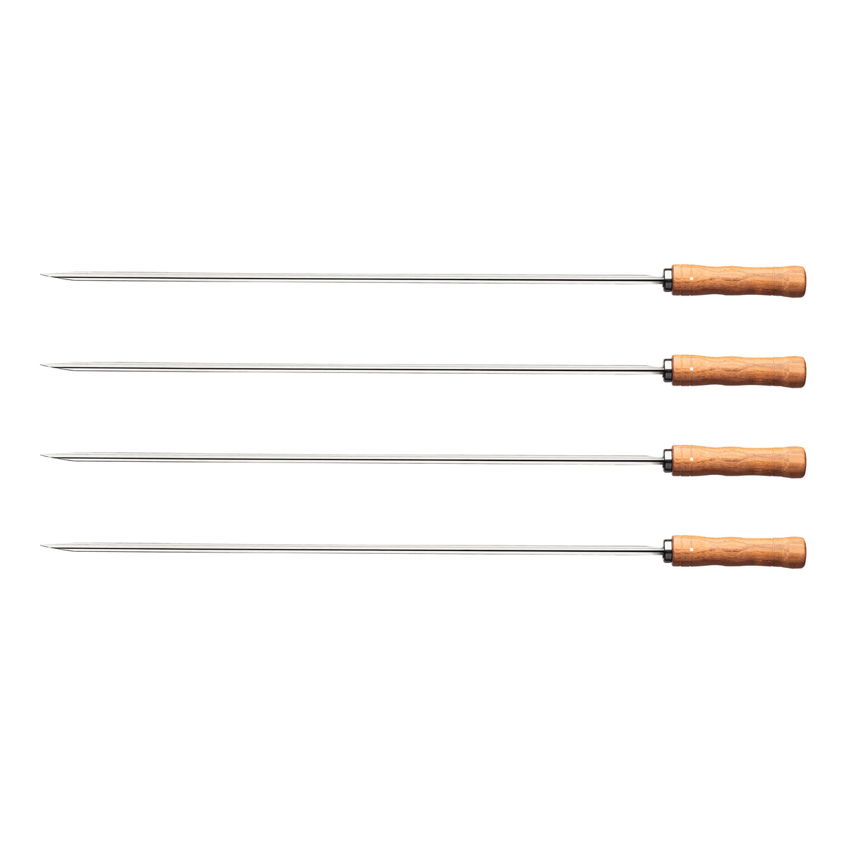 Churrasco 4-Piece Single Prong Skewer Bundle, 95cm